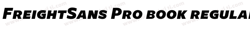 FreightSans Pro book regular字体转换